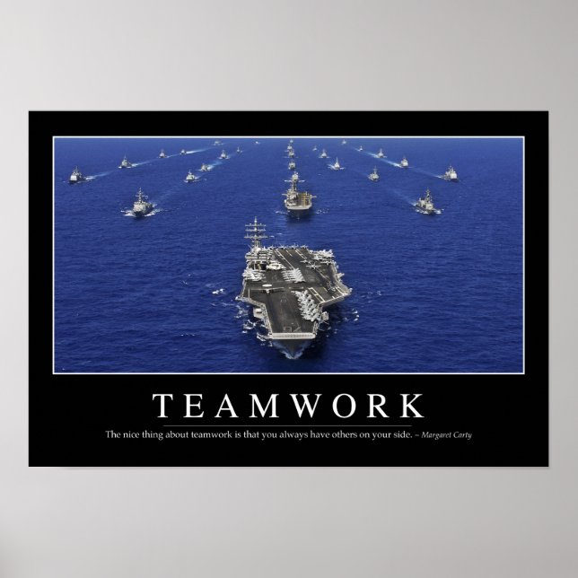 Poster Travail d'équipe : Citation inspirante (Devant)