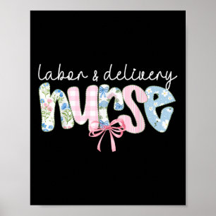 Poster Travail Et Livraison L& ; d Nurse Coquette Bow