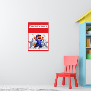 Poster Travail fantastique, réalisation multi-étoiles arg