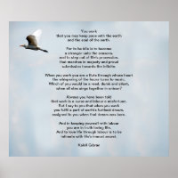 Travail par Kahlil Gibran