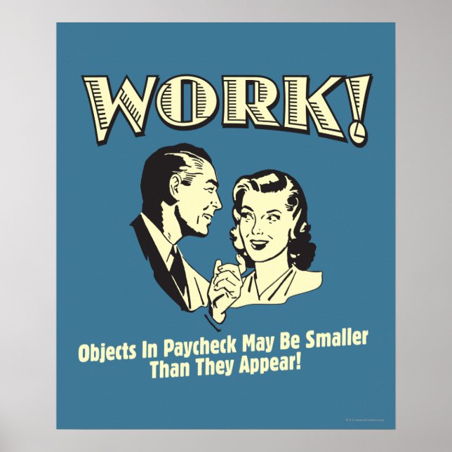 Poster Travail : Plus Petit Qu'Ils N'Apparaissent (Devant)