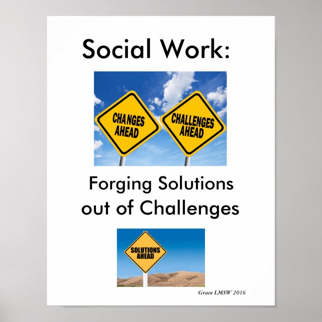 Poster Travail social (Devant)