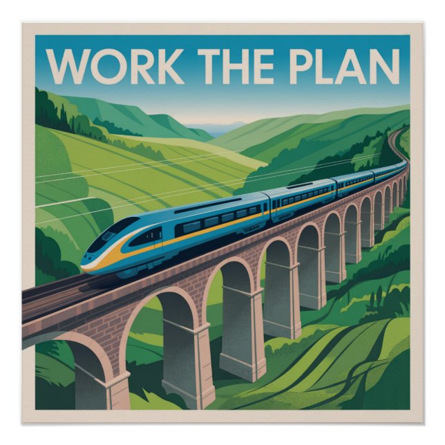 Poster Travailler le plan (Devant)