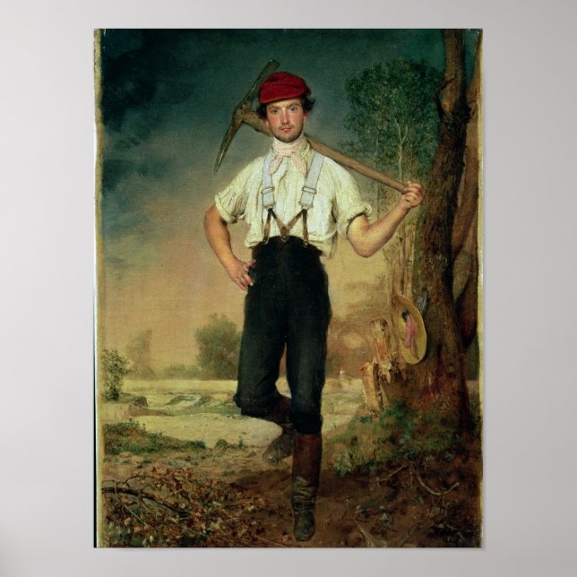 Poster Travailleur, 1848 (Devant)