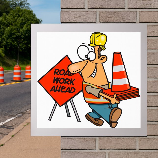 Poster Travailleur routier (Créateur téléchargé)