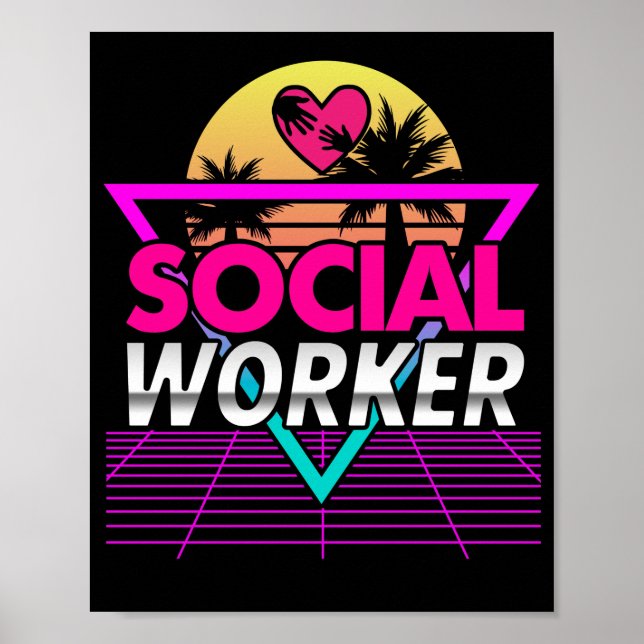 Poster Travailleur social (Devant)