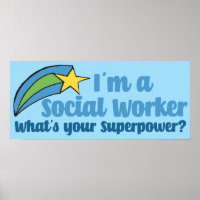 Travailleur social Superhero