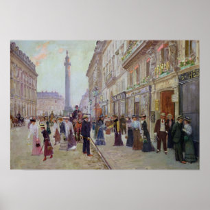 Poster Travailleurs laissant le Maison Paquin