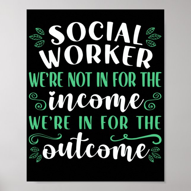 Poster Travailleurs Sociaux Travailleurs Sociaux Nous Ne  (Devant)