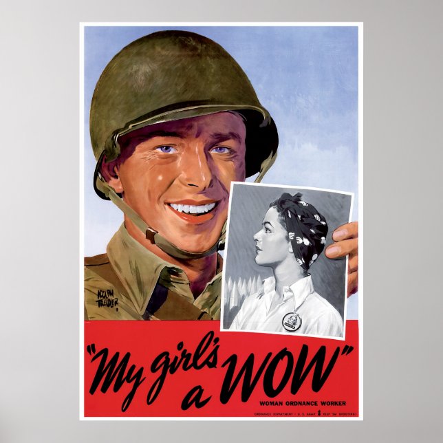 Poster Travailleuses de l'Ordre 2ème guerre mondiale (Devant)