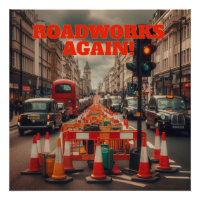 Travaux routiers à Londres