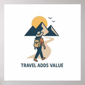 Poster Travel Adds value