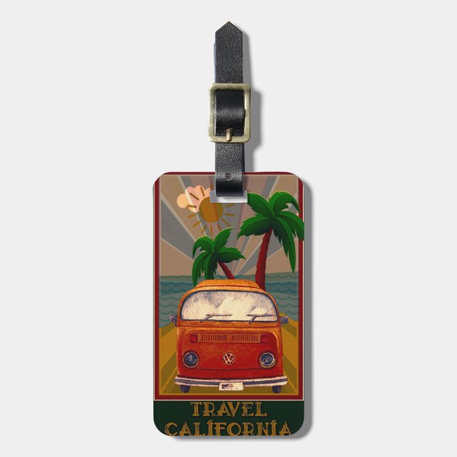 Poster:Travel California Luggage Tag (Front Vertical)