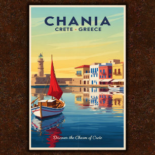 Poster Travel Greece : une collection Vintage d'affiches 