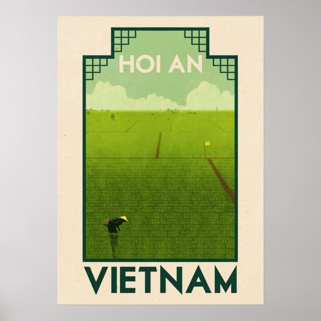 Poster Travel Hoi An Vietnam (Devant)