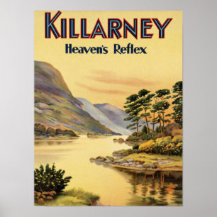 Poster Travel Killarney Irlande par Railways Vintage