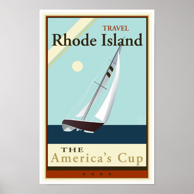 Poster Travel Rhode Island (Devant)