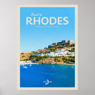Poster Travel to Rhodes