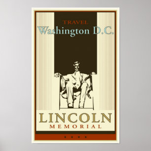 Poster Travel Washington DC