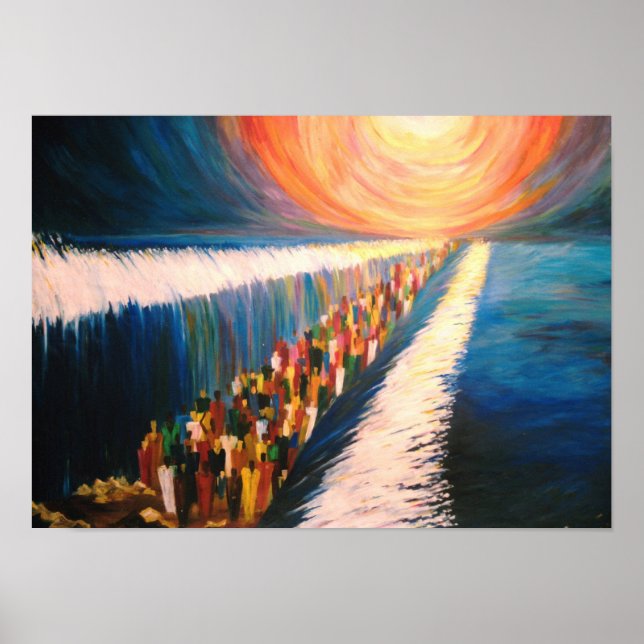 Poster traversée de la mer rouge (Devant)