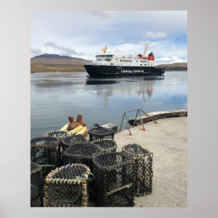 Poster Traversée en ferry vers Islay en Écosse