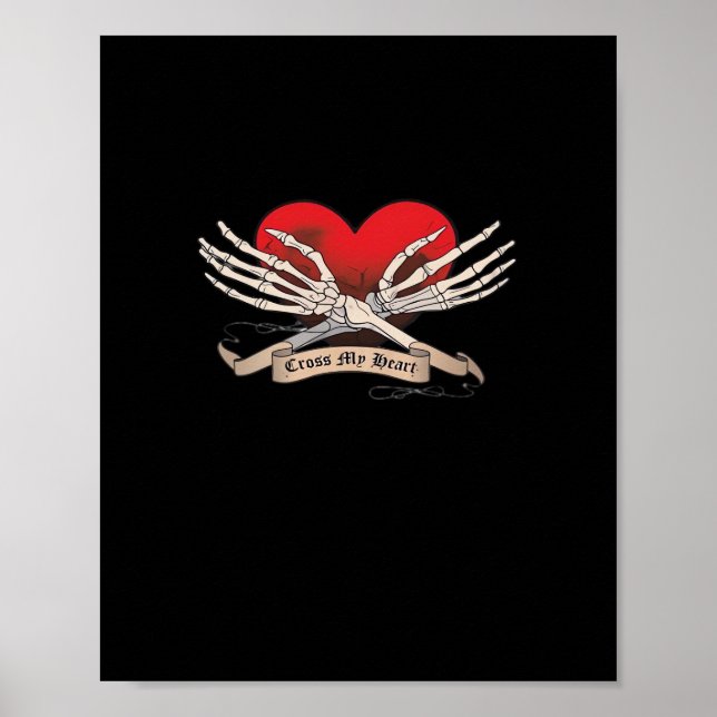 Poster Traverser Mon Coeur (Espoir De Mourir) - Squelette (Devant)