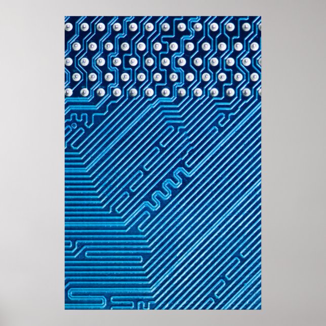 Poster Traverses sur une plaque d'ordinateur (Devant)