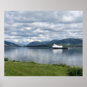 Poster Traversier naviguant dans la baie de Rothesay, île