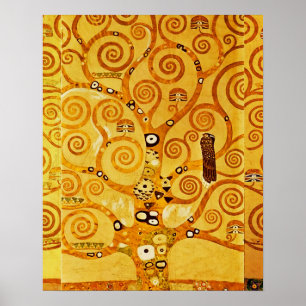 Poster Tree of Life Gustav Klimt Nouveau