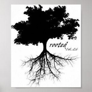 Poster (Tree "rooted" w/ Col. 2:6)