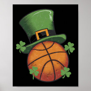 Poster Trèfle irlandais croquis Leprechaun St Patrick's D
