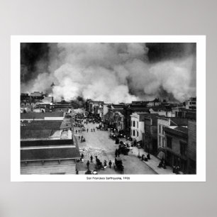 Poster Tremblement de terre de San Francisco