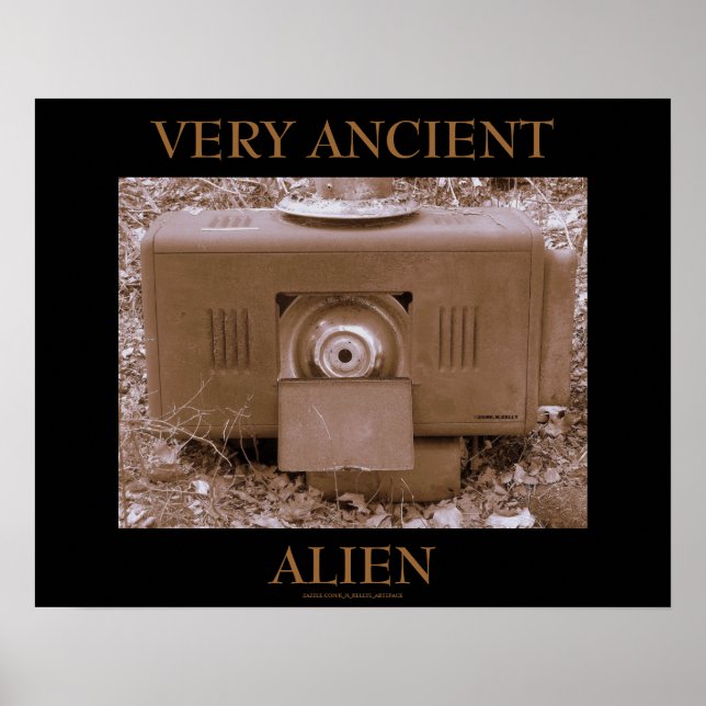 POSTER TRÈS ANCIEN ALIEN (Devant)