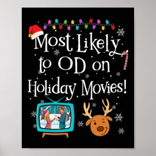 Poster Très Probable À Od Sur Les Films De Noël Drôle Chr