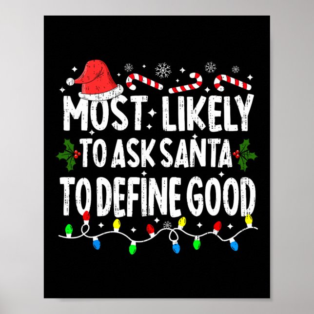 Poster Très Probable De Demander À Père Noël De Définir L (Devant)