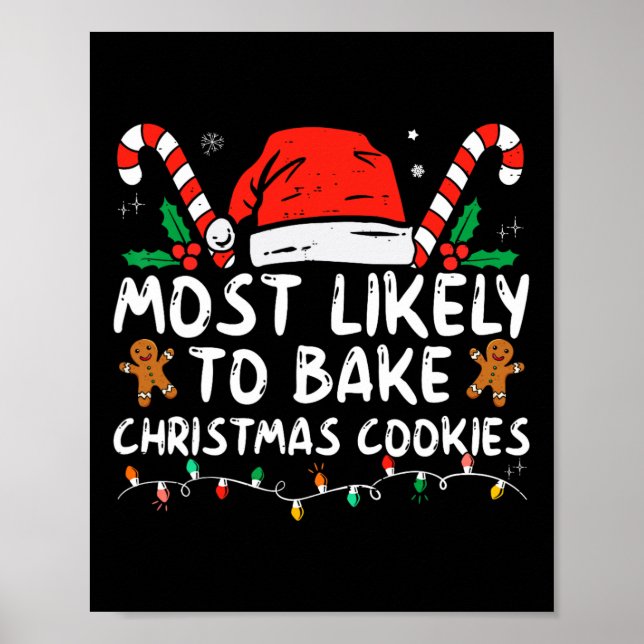 Poster Très Probable De Faire Cuire Des Cookies De Noël F (Devant)
