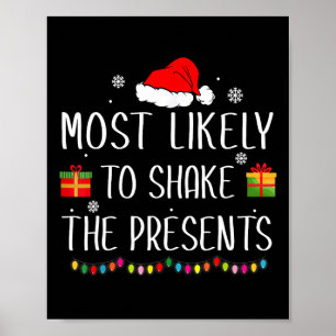 Poster Très Probable De Secouer Les Présents Noël De Fami