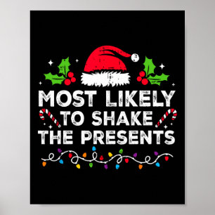 Poster Très Probable De Secouer Les Présents Noël De Fami