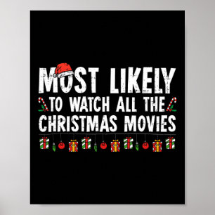 Poster Très Probable De Voir Tous Les Films De Noël Fami
