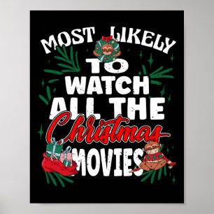 Poster Très Probable De Voir Tous Les Films De Noël Fami