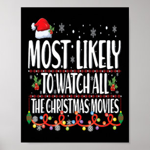 Poster Très Probable De Voir Tous Les Films De Noël Matc