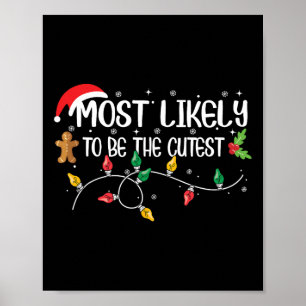 Poster Très Probable D'Être La Famille De Noël La Plus Cu