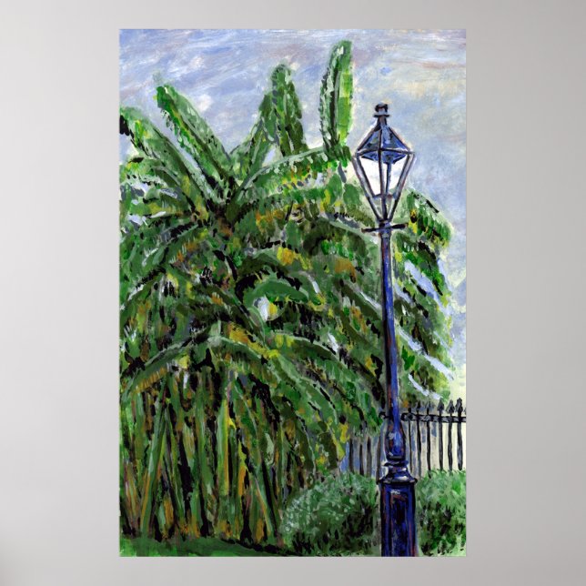 Poster Tress banane à Jackson Carré (Devant)