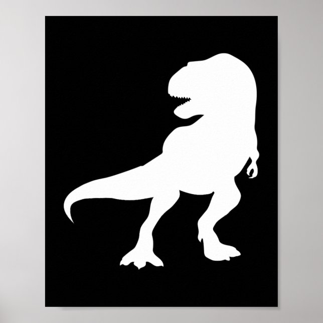 Poster TRex Trex Tyrannosaurus Jurassic Dino Funny Cool G (Devant)