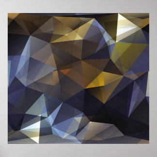 Poster Triangle brillant vintage, texture diamant.