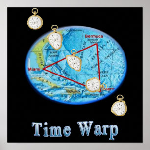 Poster Triangle des Bermudes