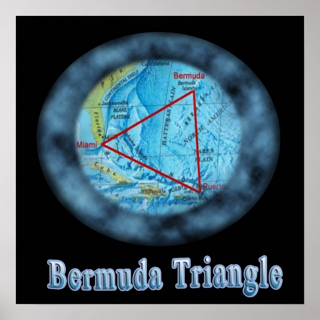 Poster Triangle des Bermudes (Devant)