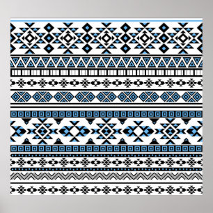 Poster Triangle ethnique Motif Navajo géométrique