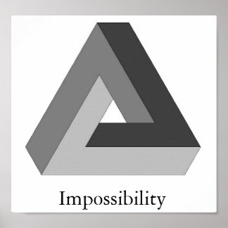 Poster Triangle impossible