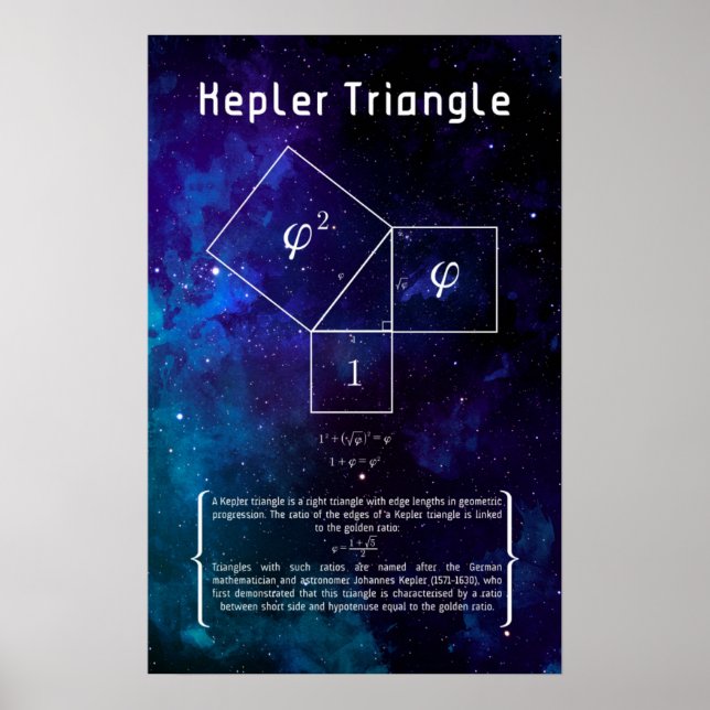 Poster Triangle Kepler (Devant)